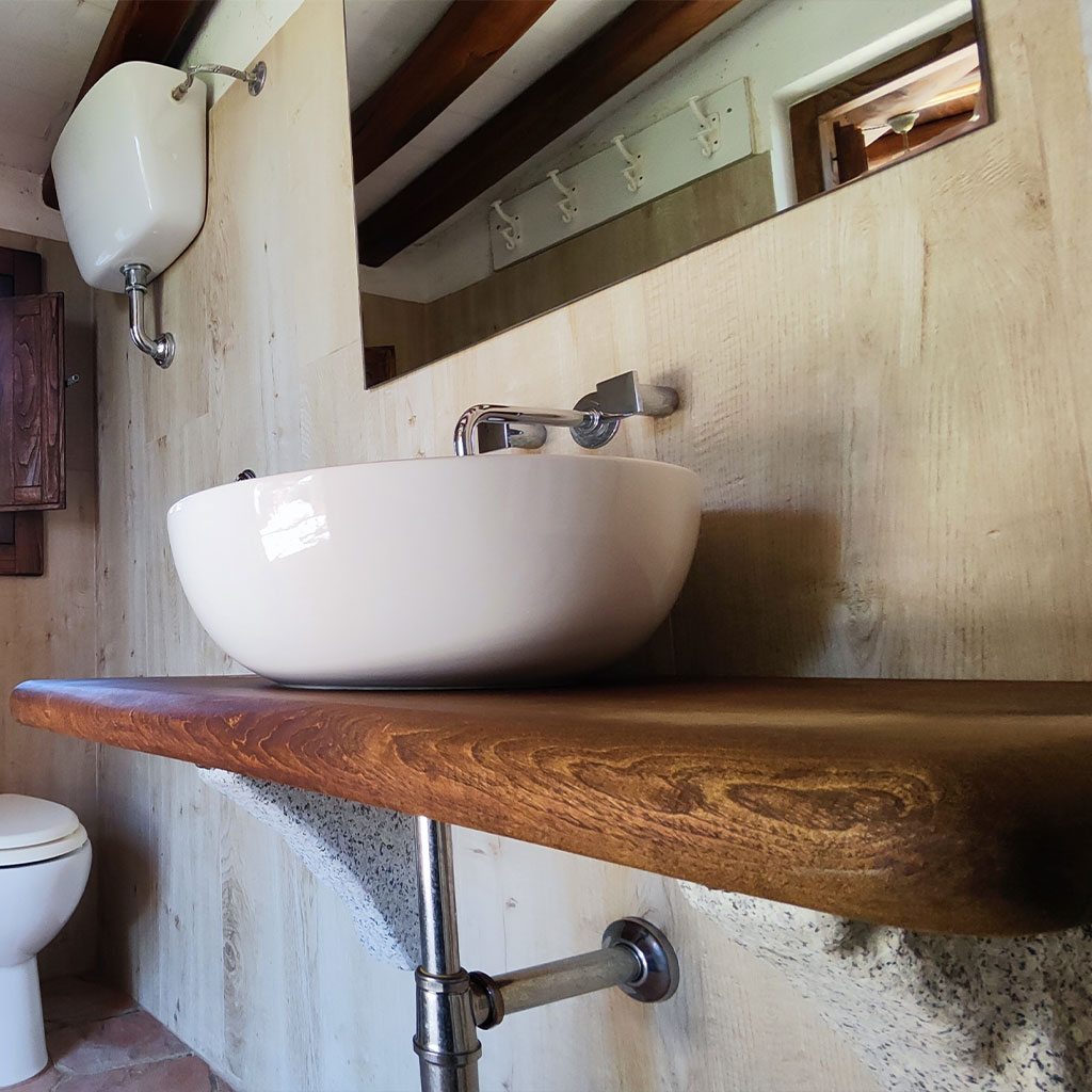 base lavabo in legno