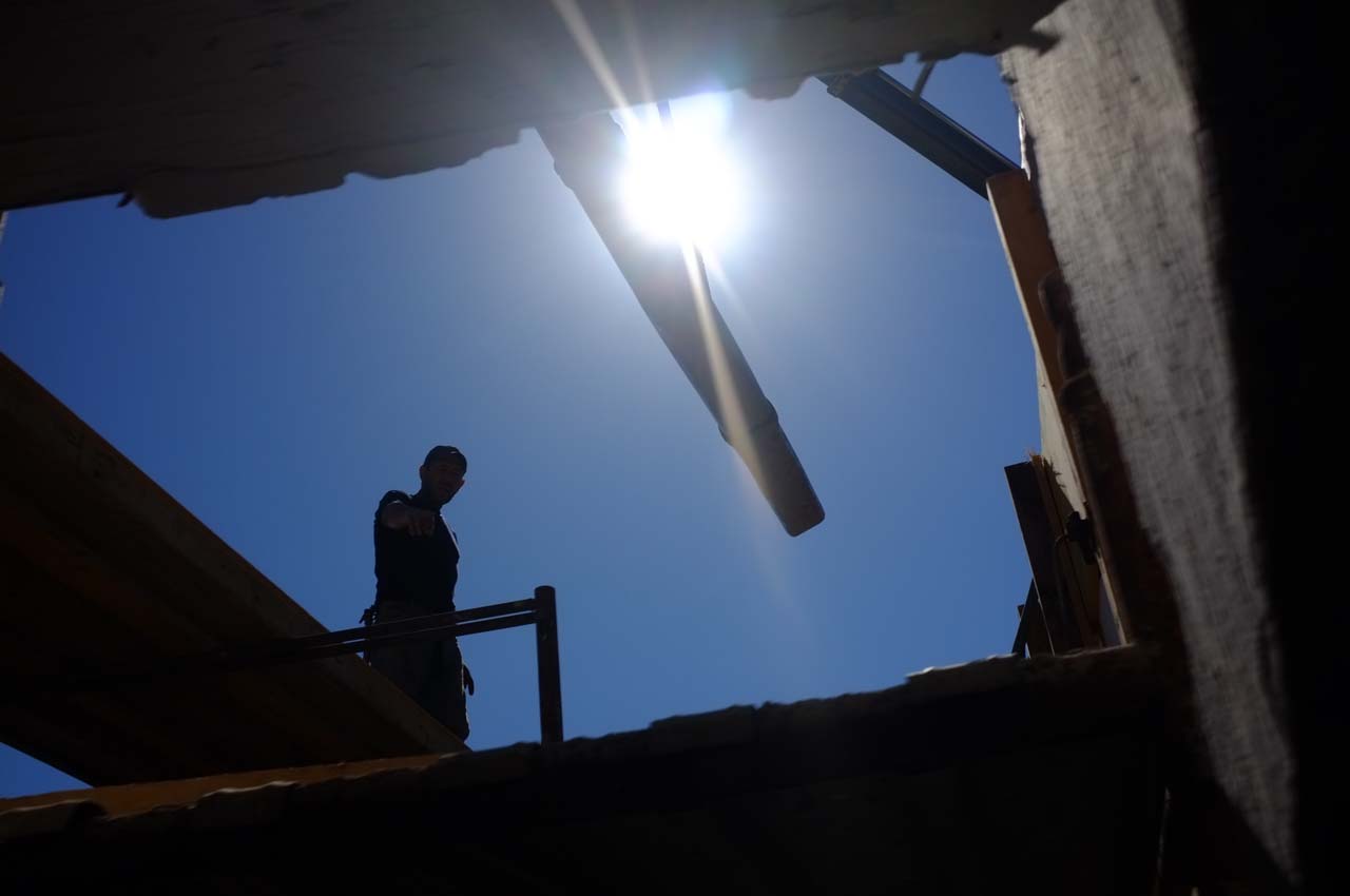 restauro tetti e verande in legno in sardegna